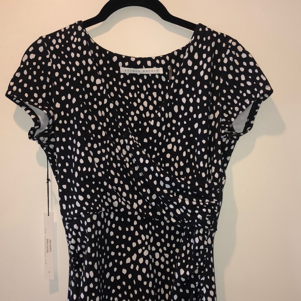 Susana Monaco Gisla ruched dress, new w/ tags